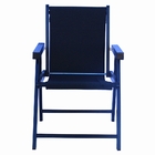 Cadeira Praia Dobrável Em Madeira Black-preto