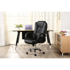 Cadeira Presidente Almofadada Para Escritório Preta - Lms-by-