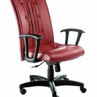 Cadeira Presidente Base Giratória Linha Vicenza Vermelho Verm