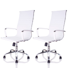 Cadeira Presidente Charles Eames Esteirinha Couro Pu 11p Bran