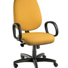 Cadeira Presidente Com Braços Linha Confort Plus Amarelo