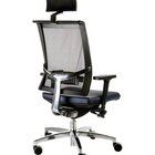 Cadeira Presidente Com Encosto Tela Mesh Linha Net Design Pre