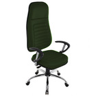 Cadeira Presidente Com Espaldar Alto Linha Blenda Verde