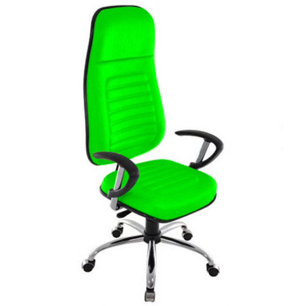 Cadeira Presidente Com Espaldar Alto Linha Blenda Verde