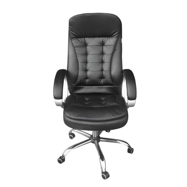 Cadeira Presidente Em Couro Pu Pelegrin Pel-1693h