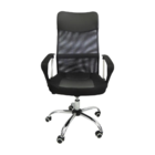 Cadeira Presidente Em Tela Mesh Pelegrin Pel-8009 Preta