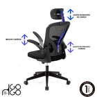 Cadeira Presidente Escritório Ergonômica Gogo Chair Go100 - P
