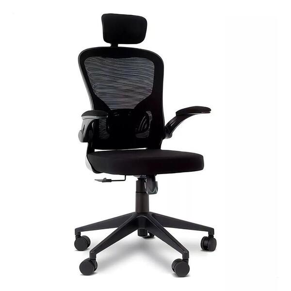 Cadeira Presidente Escritório Giratória Apoio De Cabeça Fox O