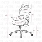 Cadeira Presidente Escritório Giratória Fox Office Preta E Br