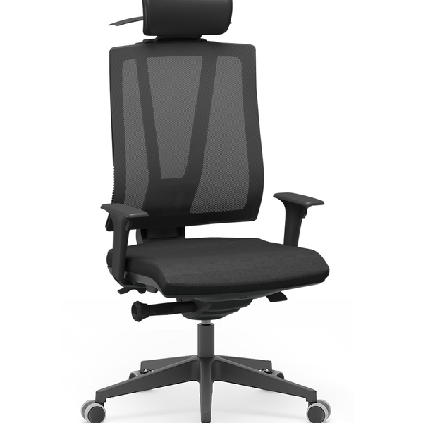 Cadeira Presidente Escritório Twister Plaxmetal Autocompensad