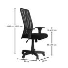 Cadeira Presidente Galaxy Giratória Plus Base Preta