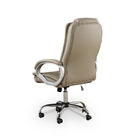 Cadeira Presidente Giratória Almofadada Para Escritório Marro