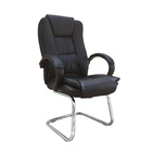 Cadeira Presidente Interlocutor Almofadada Para Escritório Pr