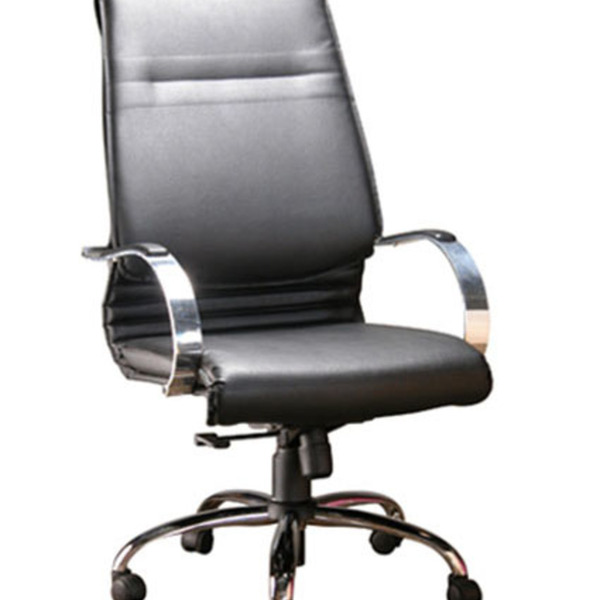 Cadeira Presidente Luxuosa Com Braços Cromados Linha Chief Pr