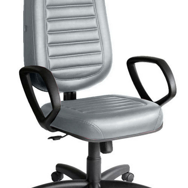 Cadeira Presidente Para Escritório Linha Blenda Cinza