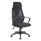 Cadeira Presidente Pel-0289 Tela Mesh Preta