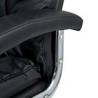 Cadeira Presidente Pelegrin Pel-7613  Em Couro Pu Preta