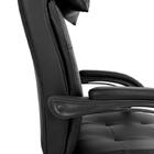 Cadeira Presidente Reclinável Em Couro Pu Pelegrin Pel-3022