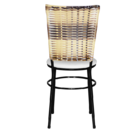 Cadeira Preta Hawai Cappuccino Premium  Branco