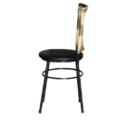 Cadeira Preta Hawai Cappuccino Premium  Preto