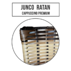 Cadeira Preta Hawai Cappuccino Premium  Preto