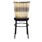 Cadeira Preta Hawai Cappuccino Premium  Preto