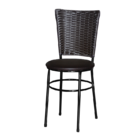 Cadeira Preta Para Cozinha Hawai Café  Marrom