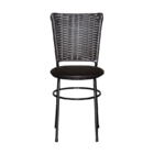 Cadeira Preta Para Cozinha Hawai Café  Marrom