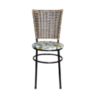 Cadeira Preta Para Cozinha Hawai Cappuccino Com Assento Perso