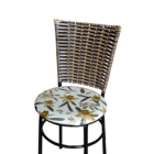 Cadeira Preta Para Cozinha Hawai Cappuccino Com Assento Perso