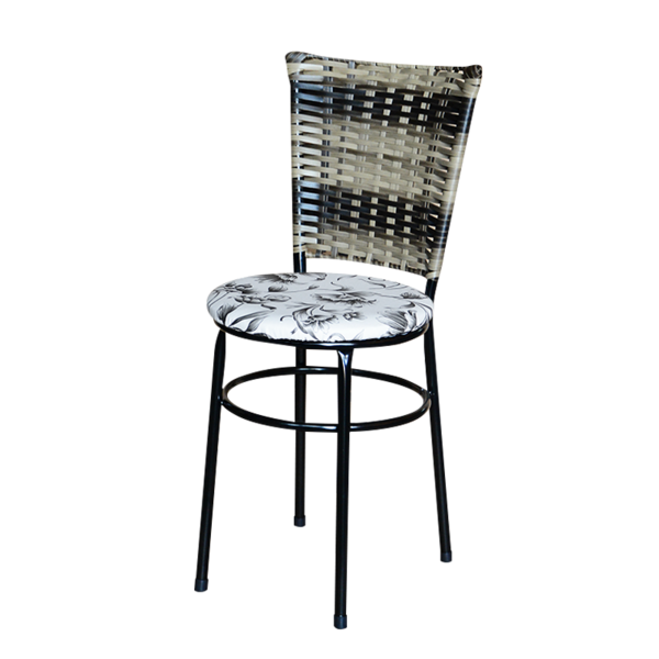 Cadeira Preta Para Cozinha Hawai Cappuccino Premium Com Assen