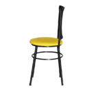 Cadeira Preta Para Cozinha Hawai Preta  Amarelo