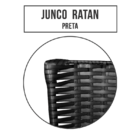 Cadeira Preta Para Cozinha Hawai Preta  Preto