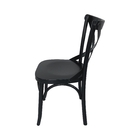 Cadeira Preta Para Restaurante Cozinha Jantar Gourmet Luxo