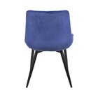 Cadeira Provença Veludo Móveis Cadeiras Azul Petróleo