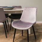 Cadeira Provença Veludo Móveis Cadeiras Cinza