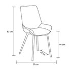 Cadeira Provença Veludo Móveis Cadeiras Cinza