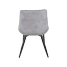 Cadeira Provença Veludo Móveis Cadeiras Cinza