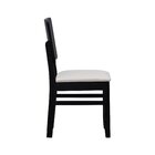 Cadeira Quéops Madeira Maciça Encosto Anatômico Assento Estof