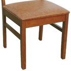 Cadeira Quéops Madeira Maciça Encosto Anatômico Assento Estof