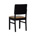 Cadeira Quéops Madeira Maciça Encosto Anatômico Assento Estof