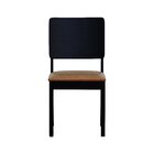 Cadeira Quéops Madeira Maciça Encosto Anatômico Assento Estof