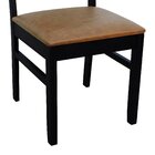 Cadeira Quéops Madeira Maciça Encosto Anatômico Assento Estof