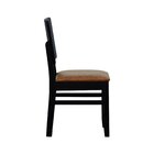 Cadeira Quéops Madeira Maciça Encosto Anatômico Assento Estof