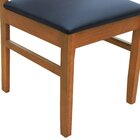 Cadeira Quéops Madeira Maciça Encosto Anatômico Assento Estof