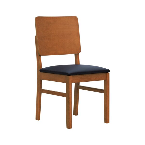 Cadeira Quéops Madeira Maciça Encosto Anatômico Assento Estof