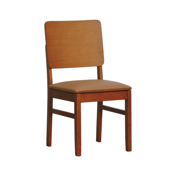 Cadeira Quéops Madeira Maciça Encosto Anatômico Assento Estof