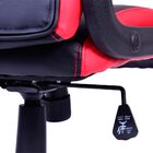 Cadeira Raptor Gamer Preta E Vermelha Com Base De Rodízio - O