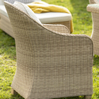 Cadeira Rattan Medena 90x63x70cm Bege Naterial