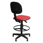 Cadeira Recepção Caixa Alta Csx-02 Giratória Vermelho